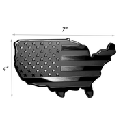 United States Map Flag Metal Trailer Hitch Cover for Trucks Cars SUV