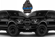 Magnet American Flag Dog Paw K9 Unit Auto Fender Emblem for Cars Trucks (3"x4", 2pcs)