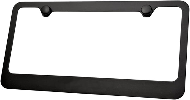 Stainless Steel License Plate Frame (Black)