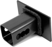 7x4 Blank Metal Hitch Cover (Fits 2", 2.5", 3" Receiver, Black 7"x4")