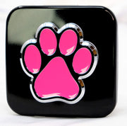 LFPartS Pink Dog Paw Hitch Cover Plug