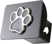 LFPartS Dog Paw Metal Hitch Cover