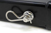 eVerHITCH Trailer Hitch Cover Anti-Rattle Stainless Steel Hitch Pin Bolt